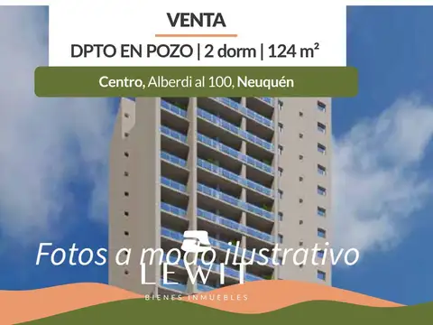 VENTA DEPARTAMENTE 3 DORMITORIOS CON COCHERA EN POZO 208 m² NEUQUEN EDIFICIO ECOR J ALBERDI AL 100