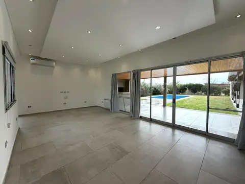 Casa, 3 dormitorios, pileta, Barrio Cerrado Puerto Roldán, Alquiler