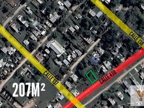Terreno en venta - 207Mts2 - El Rincón, City Bell, La Plata