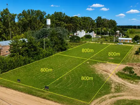 Terreno en Venta 40  mts Fondo