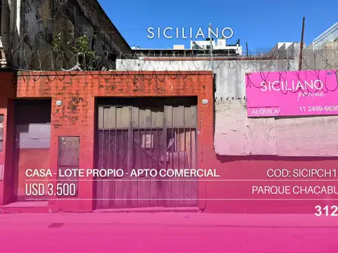 Casa en Alquiler en Parque Chacabuco, CABA