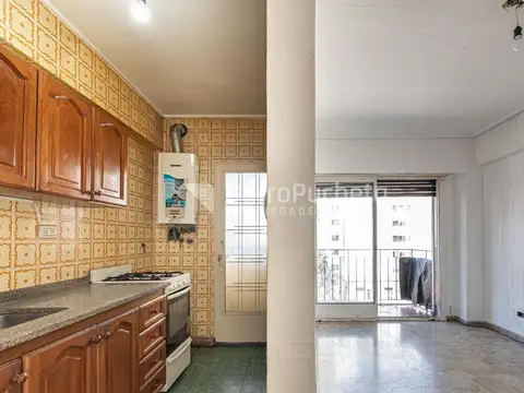 Departamento 2 ambientes con 1 baño