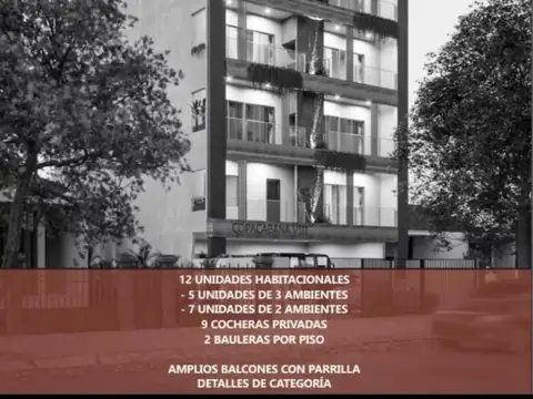 Departamento en Venta de 2 ambientes
