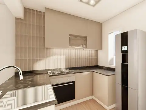 Departamento 3 ambientes con 1 baño