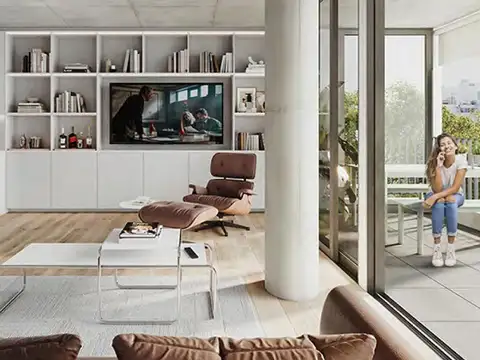 Departamento 4 ambientes con 2 baños