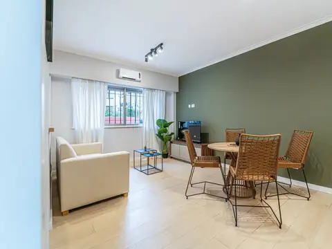 DEPARTAMENTO 2 AMBIENTES AL FRENTE CON PATIO, SHOPPING PASEO ALDREY