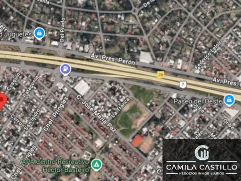 Terreno en Venta 10  mts Fondo