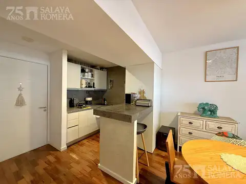Departamento 2 ambientes con 1 baño