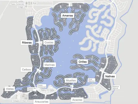 Terreno en Venta en Puertos - Barrio Amarras, USD 90.000