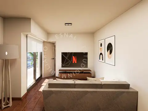 Departamento 2 ambientes con 1 baño