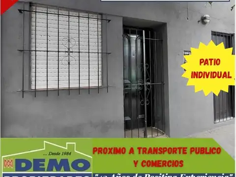 DEPARTAMENTO 2 Ambientes EN ALQUILER