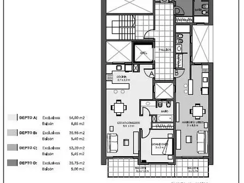 Departamento en Venta en Rosario, USD 78.000