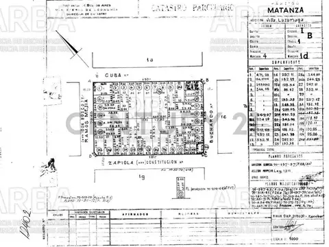 Terreno en Venta en Villa Luzuriaga, USD 78.000