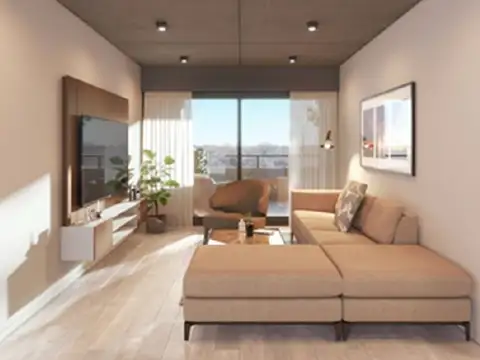 Departamento 2 ambientes con 1 baño