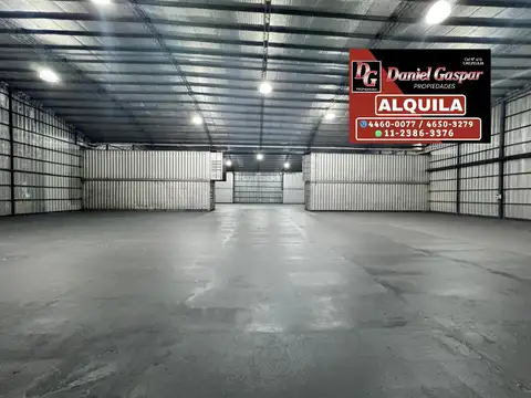 ALQUILER – IMPRESIONANTE NAVE INDUSTRIAL – 3.200 M2 TOTALES