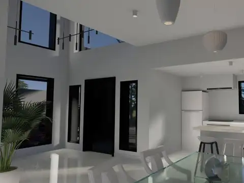 Casa 3 ambientes con 2 baños
