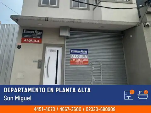 Departamento en Alquiler en San Miguel, Partido de San Miguel