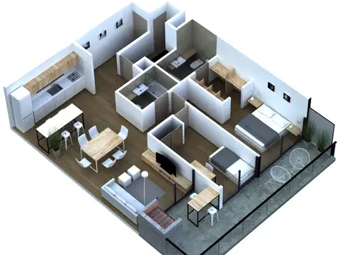 DEPARTAMENTO venta LANUS OESTE 3 ambientes SUM