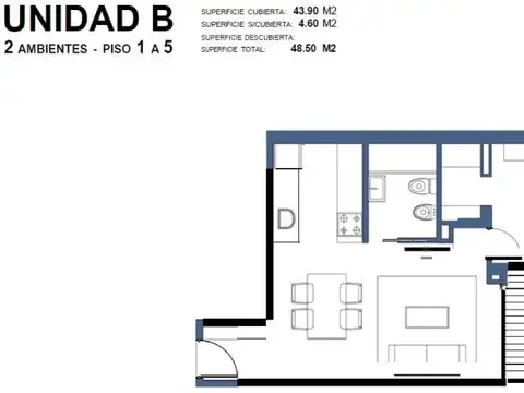 A ESTRENAR - VENTA 2 Amb.Saenz Peña OPORTUNIDAD
