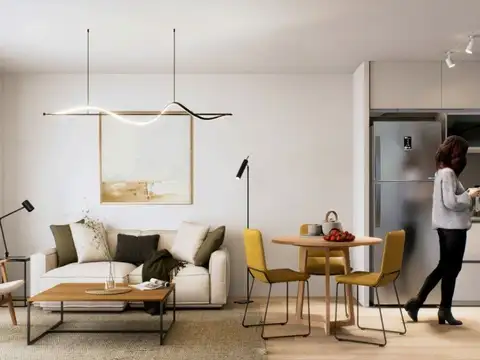 Apartamento de 1 dormitorio al frente con jardín en La Blanqueada. Ent jun 2027