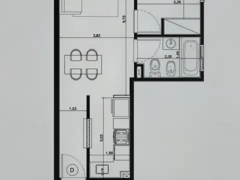 Departamento en Venta de 3 ambientes