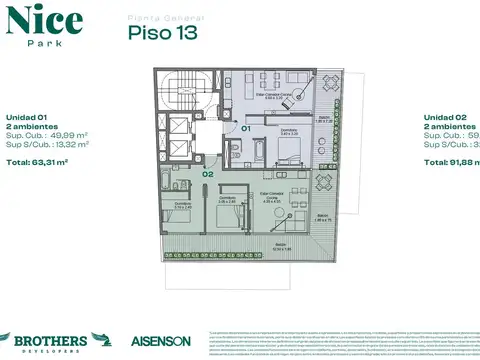 Departamento en Venta en Palermo, USD 341.874