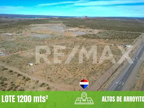 En venta - lote 1200 m² - altos de arroyito