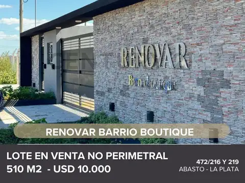 Terreno en Venta en Abasto, USD 8.500