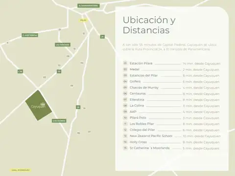 Terreno en Venta en Pilar, USD 225.000