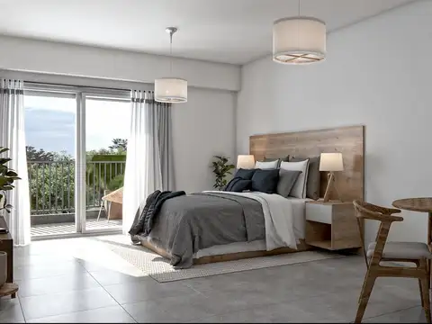 Departamento Monoambiente con 1 baño