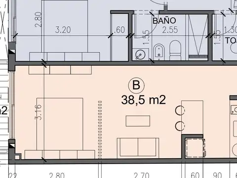 Departamento en Venta en Nuñez, USD 125.206