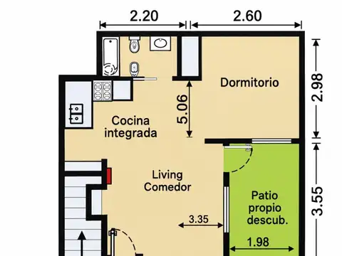 Depto Tipo Casa en Venta al Este