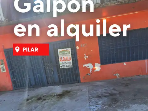 Galpón en alquiler en Pilar