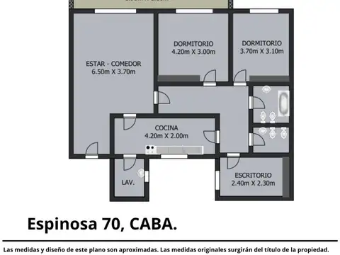 Departamento en Venta de 4 ambientes