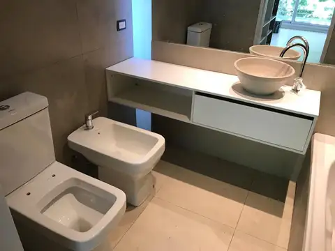 Departamento 2 ambientes con 2 baños