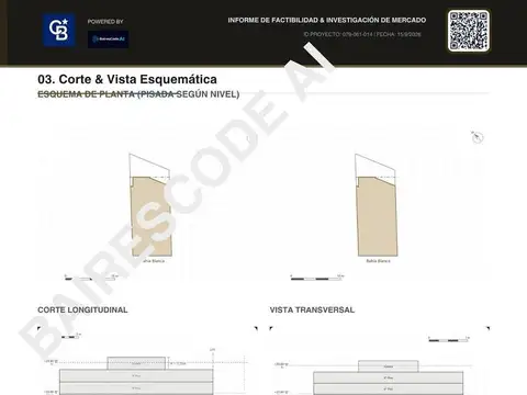 Terreno en Venta 19  mts Fondo