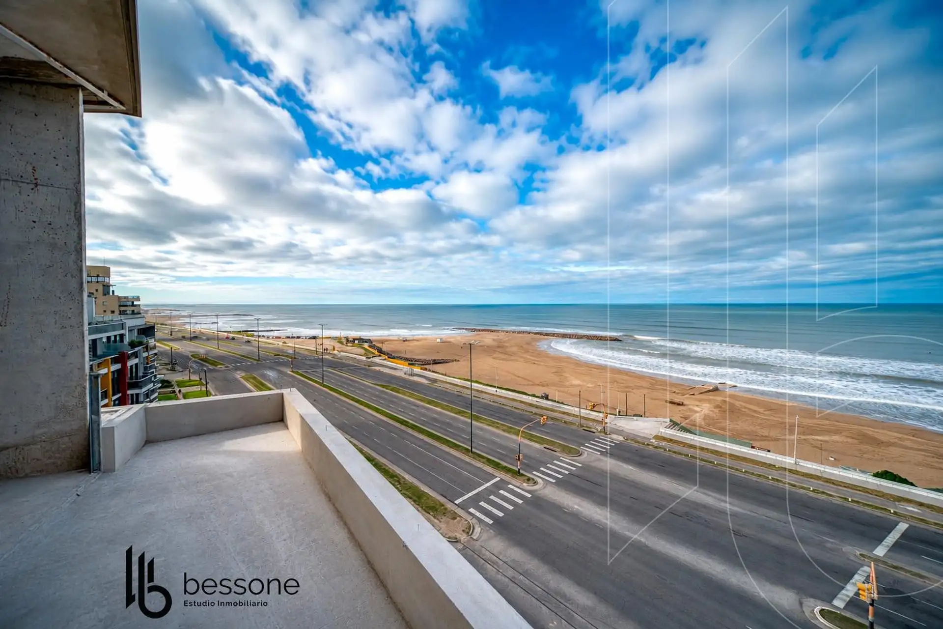 Depto 3 amb, 83m² con vistas al mar y ascensor — Constitución