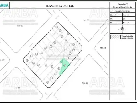 Terreno en Venta, FOS 60