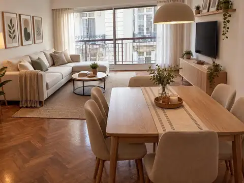 Venta Depto 4 amb C/Balcón y Escritorio G. L. Mansilla 2600 3º Piso Frente