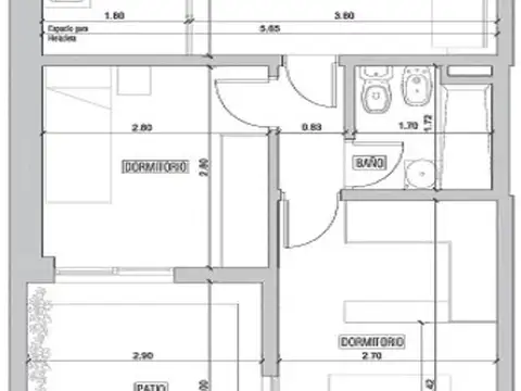 San Juan 900, Piso PB