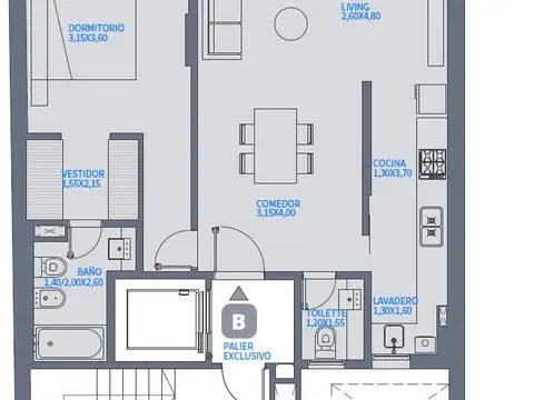 Departamento en Venta al Sur