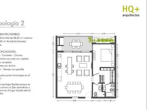 Departamento en Venta en San Isidro Vias / Rolon, USD 180.000