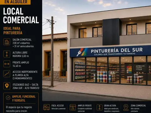 Local en Alquiler en Zona Centro, USD 3.500