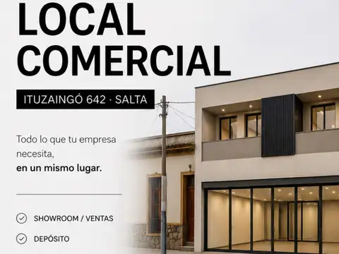 Alquiler Local comercial con 340 m² con oficinas en el Microcentro de Salta Capital