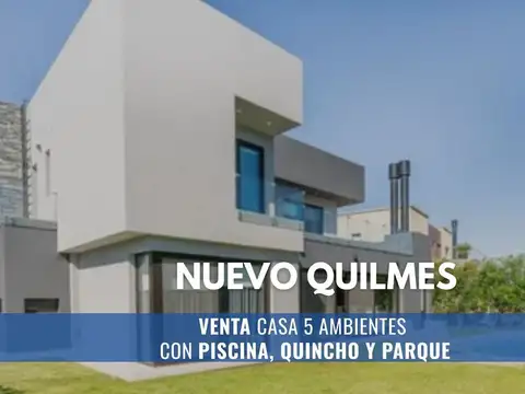 VENTA CASA 5 AMB CON PISCINA - NUEVO QUILMES