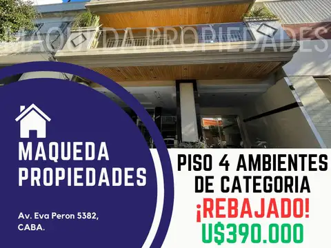 Piso De Gran Categoria 4 Ambientes C/2 Cocheras ¡imperdible!