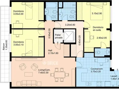 AV. LAS HERAS al 2900 5°