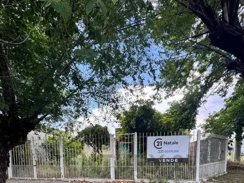Av. 66 y 163  - LOTE EN VENTA CON CASA A REFACCIONAR