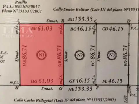 Terreno en Venta en Villa Gobernador Galvez, USD 476.000