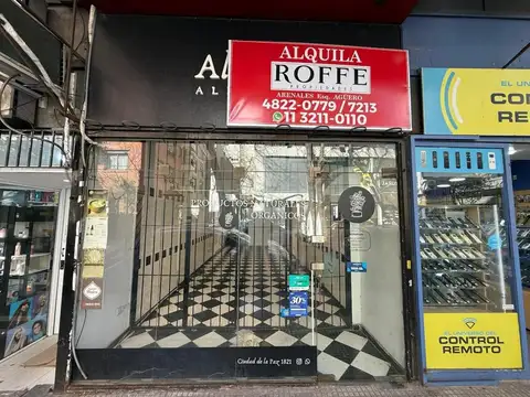 Alquiler Local Belgrano Sin Expensas Apto Todo Destino